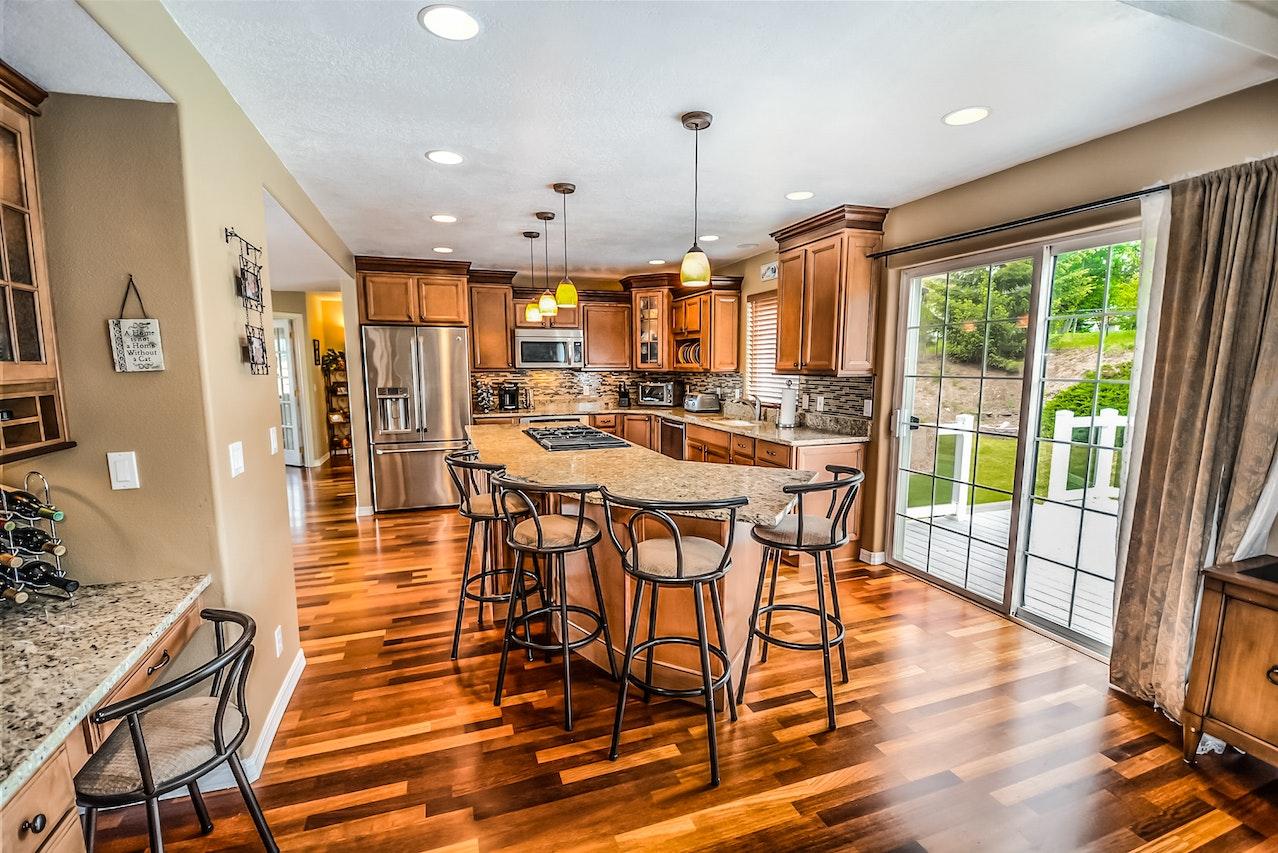 kitchen island focal point